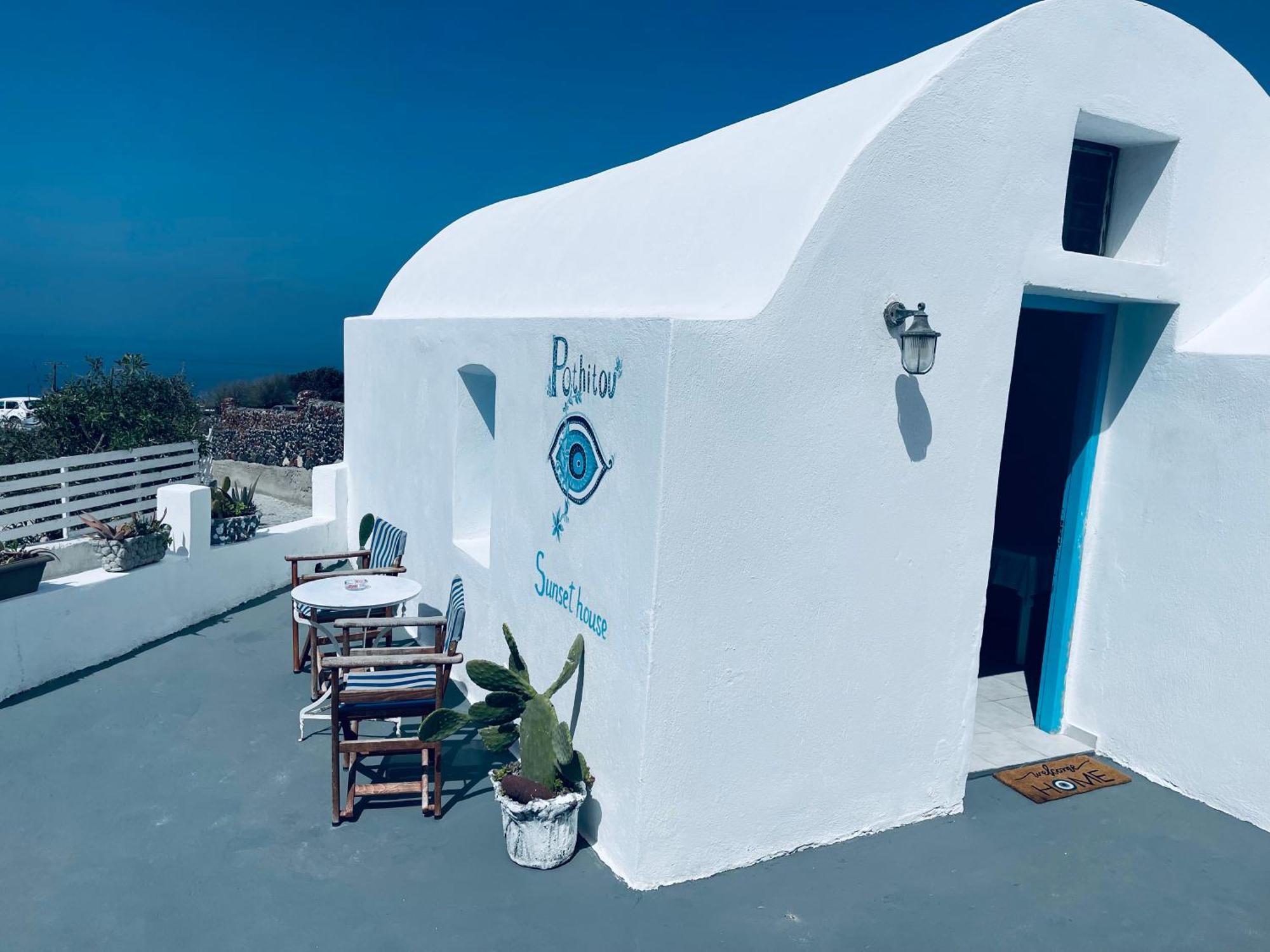 Villa Oia Sunset House Pothitou Exterior foto